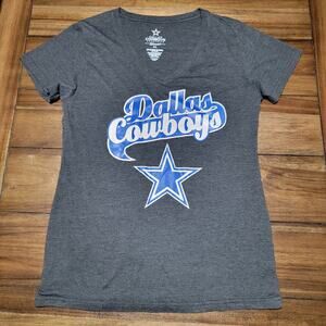 Dallas Cowboys Authentic Women's V-Neck Tee - Size XL